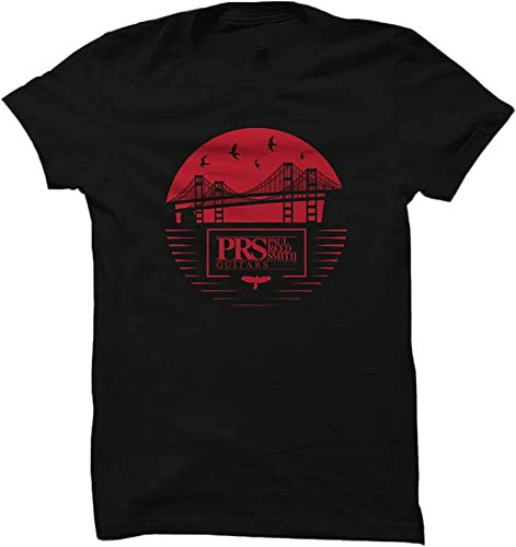 Men's PRS Paul Reed Smith Bay Bridge Tee T-Shirt Black XL