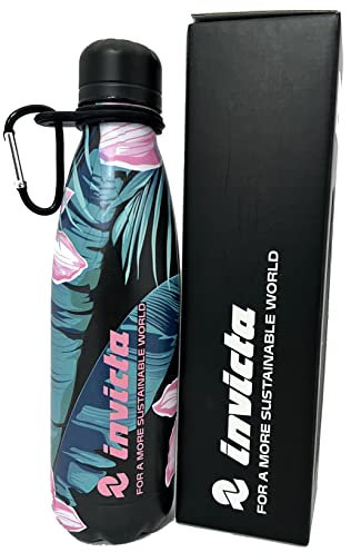 Borraccia 500ml Acciaio Tropical Hibiscus Invicta