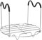Steamer Rack Trivet with Handles for Instant Pot Pressure Cooker Accessories (Handle with silicone, For 6qt)