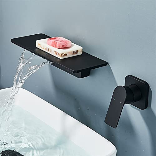 MeRcri Robinets, Mélangeur de Bassin Robinet de Bassonnade de Salle Den, Robinet de Bassin, Lavabo Lavabo Mélangeur de Lavabo Robinet, Emporte-Pièce/Robinet À Eau Froide, Robinet de Montage Mural Po