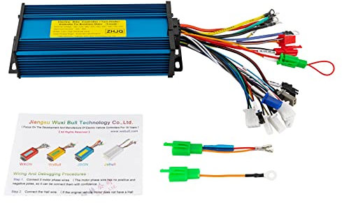 Fermoirper 36-84V 800-1500W Elektrofahrzeug-Controller Bürstenlose DC Motor Controller für Eelektrische Zweiräder,Elektrische Dreiräder,Elektroroller