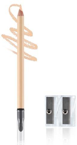 Apooliy Concealer-Stift mit Schärfer, volle Deckkraft, wasserfester Abdeckstift für dunkle Augenringe, Hautunreinheiten, Altersflecken, Akne, Sommersprossen