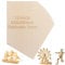 DAJAVE 12 Pcs A3 Plywood Sheets, 420×300×3mm Basswood Plywood Sheets Unfinished Plywoods Boards Basswood Sheet Thin Wood Sheet for Crafts, Painting, Model Making, Wood Engraving