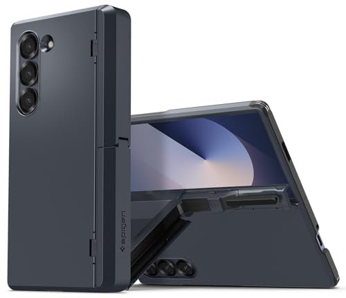 Spigen Funda Tough Armor Pro P Compatible con Samsung Galaxy Z Fold 6 - Metal Pizarra