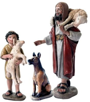 Triciclo Editores Hirten und Hund Krippenfiguren (Hirten und Hund)