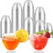 Sinofort 100 Pezzi Bicchieri Plastica Trasparenti 58ml Bicchieri Shot Plastica Bicchieri Shot Divertenti Bicchierini da Grappa Per Famiglie Matrimoni Feste (58ml)