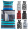 BaSaTex kühlende Sommer Mikrofaser Bettwäsche Set 4teilig 135x200 cm | 100% Polyester | 135x200 + 80x80 cm | Design: Amiki