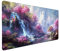 Mauspad Lila Gaming Mauspad 800x300 Mauspad xxl Optimiert für Gaming-Sensoren Landschaft Schreibtischunterlage Vernähten Kanten Wasserdicht und Rutschfest Verbessert Präzision und für PC, Laptop 3-G