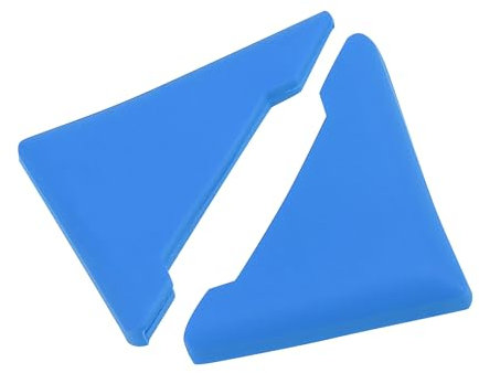 Partuto 2pcs PVC Universal Car Door Corner Edge Guards Bumper Protector Blue Replacement