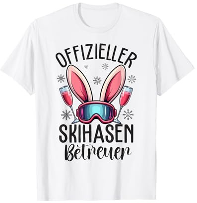 Offizieller Skihasen Betreuer Party Skiurlaub Apres Ski T-Shirt