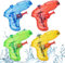 Wasserpistole Klein,4 Stück Wasserspritzpistolen,Spritzpistole,Wasserpistole Spielzeug Set,Spritzpistole Wasser,Water Blaster Spielzeug,Mini Wasserpistolen,Sommer Spielzeug Garten Pool für Kinder