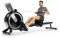 Sportstech PROwer Rudergerät für Zuhause, 32 Stufen Magnetwiderstand, LED Display, Dual Slide Rail, Bluetooth App kompatibel, leise, Ganzkörpertraining, Tablethalterung (PROwer Silber)