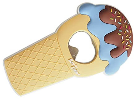 PEPLAYTAL Magnetic Ice Cream Shape Beer Bottle Opener Fun Fridge Accessory for Camping Parties Bbqs Father Day Craft Beer