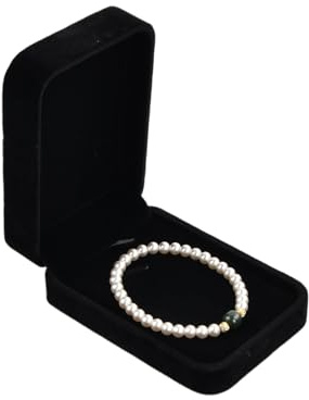 xianynow Scatole Regalo Piccole per Gioielli 7 x 10 x 4 cm, Scatola per Collane in Velluto, Elegante Portagioie per Collane, per Bracciale, Collana, Anniversari e Compleanni (Gioielli non Inclusi)