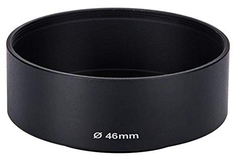 CELLONIC Gegenlichtblende kompatibel mit Olympus M.Zuiko Digital 17mm 1.8 ED, ... - Ø 46mm - Filtergewinde LN-46S Objektiv Sonnenblende Kamera Streulichtblende Lens Hood