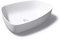 Sogood Lavabo Vasque à Poser Blanc Mat 50cm Lave Main Colossum806 51,1x38,7x12cm