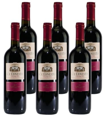CA' ERNESTO Merlot IGP - Italienischer Rotwein (6 x 0,75L)