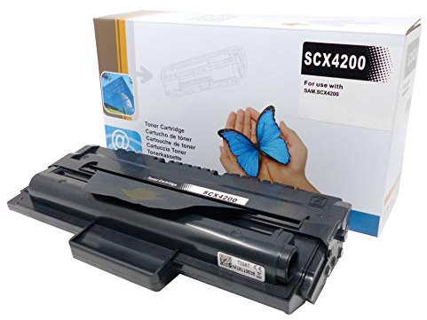 Toner Kompatibel für Samsung Laserdrucker SCX-D4200A / ELS für Samsung SCX-4200 SCX-4200D3 SCX-4200F SCX-4200R, SCX-4200 D3 SCX-4200 F SCX-4200 R (Schwarz 3.000 Seiten Black)