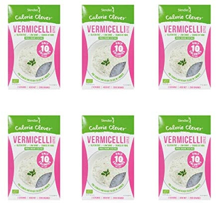 6x Slendier Bio Konjac Cabello de ángel 400g