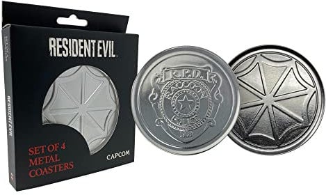 Resident Evil - Untersetzer 4er-Pack Police & Logo