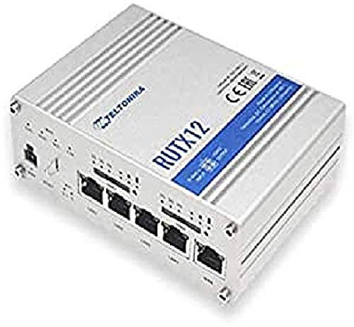 Teltonika RUTX12 - Next Generation Dual LTE Cat. 6 Enrutador Industrial