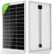 ECO-WORTHY Panneau Solaire Monocristallin 120w 12v pour Caravane, Camping-car, Bateau, Maison, Jardin