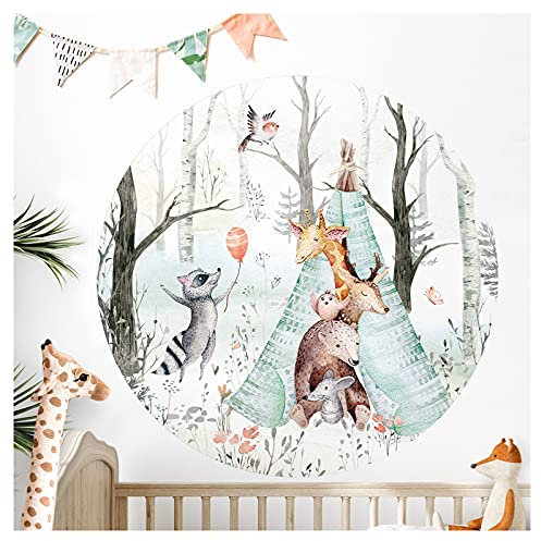 Little Deco Wandsticker Tiere Wald Wandtattoo Kinderzimmer Wandaufkleber DL633-4