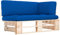 vidaXL Kiefernholz Imprägniert Garten Ecksofa Gartensofa Palettensofa Sofa Lounge Palettenmöbel Terrasse Outdoor Einzelsofa Gartenmöbel