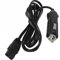 Câble d'extension de Chargeur de Voiture, câble de Remplacement de congélateur de glacière 12V USB, pour Pays de Voyage de Famille (Noir)