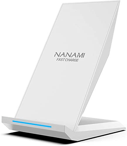 NANAMI Wireless Charger - Induktive Ladestation für iPhone 16 15 14 13 12 pro 12 11 XS Max XR X 8 Plus, kabelloses Ladegerät Qi Phone Charger Handy ladestation Schnell für Samsung Galaxy S25 S24 S23