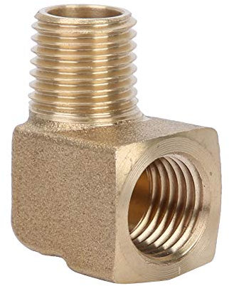 Brass Pipe Elbow 1/4 Female By 7/16 Male 16 Male Messing 1/4 Männlich Weiblich Npt 90 Grad Winkel Rohrverschraubung