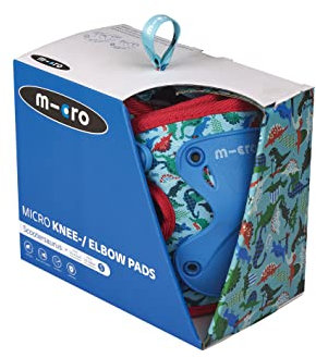 Micro® | Pack de Rodilleras y Coderas para niños y niñas | Protecciones para Patinete o Bicicleta | Ajuste Click-In Mantiene la posición Tras el Primer Uso | ABS
