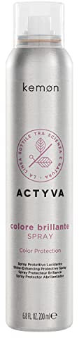 Kemon Actyva Brilliant Color Spray, Politur und Schutz vor Verschmutzung für coloriertes Haar - 200 ml (EAN 8020936085256)