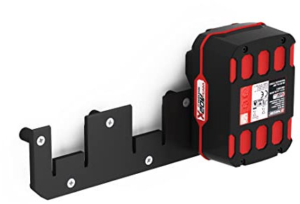 NewGround Designs Akku Wandhalterung geeignet für Parkside Akkus 20V Akku-Halterung Halter X TEAM/Akku-Halterung Wandhalter (3 Akkus) inkl. Schrauben & Dübel [MADE IN GERMANY]