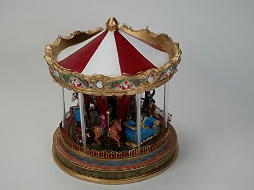 Musicboxworld MMM GmbH, 63041 Spieluhr - Weihnachtskarussell, schön beleuchtet