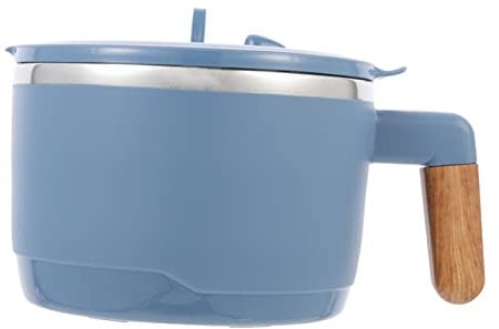 FELTECHELECTR Insulated Round Noodle Bowl with Handle Sealed Ramen Bowl Food Box for Rice and Soup Reusable Noodle Bowl with Lid Portable Lunch Container