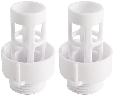 QOXEZY Lot de 2 adaptateurs de connecteur de vidange d'eau pour tuyau pour Intex - Numéro de pièce 10184 pour piscine ronde et spa - Pièces de rechange