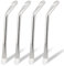 Reifenheber Fahrrad, 4 Stück Fahrrad Metall Reifenheber Fahrrad Montierhebel Fahrrad Reifen Werkzeug Fahrrad Tyre Levers Montierhebel Fahrradreifen Reparatur Reifenwechsel Werkzeug Set (Silber)