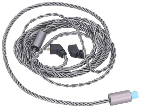 2 Pin Plug Upgrade Cable, 0.78mm 3.5mm 2.5mm 4.4mm, Wide Compatibility, 120cm, Low Noise, Clear Sound, Replacement, for ZSN UE RRM, for TFZ QDC