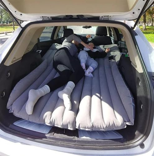 OTOZUM Auto Matratze Kompatibel Mit Tesla Für Model 3 Auto Matratze Camping Hinten Schlafen Pad Tragbare 4/6 Faltbare Auto Luft Kissen Bett