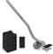 Furniture Lifter Tool, Appliance Furniture Metal Lifters for Heavy Furniture Movers Sliders Wheels Easily Safe to Move Sofa Refrigerator Washing Machine (1 Lifter Tool 4 Raise Blocks) Grey