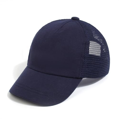 YAMEE Baseballkappe Kinder Mesh UV-Schutz,Baseball Cap Sommer Jungen Mädchen,Baby Sonnenmütze Faltbar Atmungsaktiv,Sonnenhut Kinderhut 0-5 Jahre
