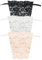 HSKRKOW 3 Pièces Dentelle Pour Décolleté, Cache Decollete Femme Grande Taille, Camisoles À Clipser En Dentelle Pour Femme,Lace Clip-On Mock Camisole Bra Insert(3Forme)