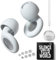 MUTEpodz - Leise Ohrstöpsel für Schlaf, Konzentration, Reisen und Konzerte- Superweicher, wiederverwendbarer, flexibler Gehörschutz- 4 Ohrstöpselgrößen - 45 dB Lärmminderung (Weiß, Moyen)