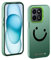 TAUYN Custodia per Honor X6b, Indietro Faccia Sorridente Modello Desingn Cover, PC Antiurto Ultra Sottile Custodia, Verde