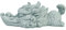 CSHSEN Statues de thé Chinois Pierre de Sable Vert Dragon Thé Pet Dragon Ornements Creative Tea Play Peut Augmenter la Richesse Poignée de Bureau Pièces Décorations pour la Maison Bureau Pet