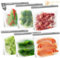 ReaGold Sacchetti Freezer Riutilizzabili, 6 Pezzi Sacchetti Alimenti Richiudibili, Sacchetti in Silicone Senza BPA, Sacchetti Sandwich Riutilizzabili, Sacchetti per Freezer per Frutta, Verdura, Carne