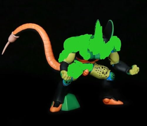 MOPQMKT Figuras Cell, Cell - (Second Form), Figura de Acción Cell 17 cm, Popular Anime Modelo, Adornos para Tartas,Anime Figuras Decoración, Adorno Coleccionable, Juguetes para Niños y Adultos