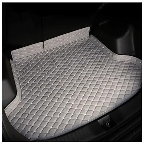Auto Leder Kofferraummatte für Kia EV6 EV9, Wasserdicht Kofferraumwanne Schutzmatte Antirutsch Kofferraum Schutz Interieur Zubehör,G