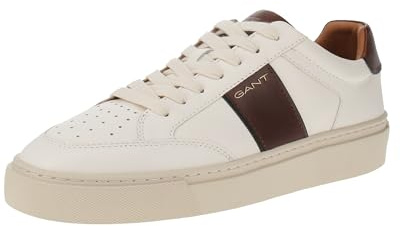 GANT FOOTWEAR Herren MC Julien Sneaker, Off White/Cognac, 42 EU